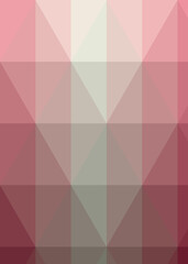 Fototapeta premium Abstract color Low-Polygones Generative Art background illustration