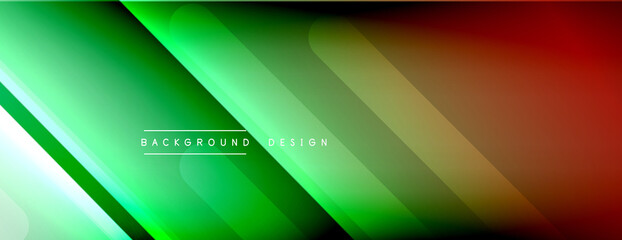 Dynamic lines abstract background. 3D shadow effects and fluid gradients. Modern overlapping forms