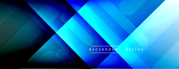 Dynamic lines abstract background. 3D shadow effects and fluid gradients. Modern overlapping forms