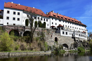 cloister of the Holy Mary in Cesky Krumlov