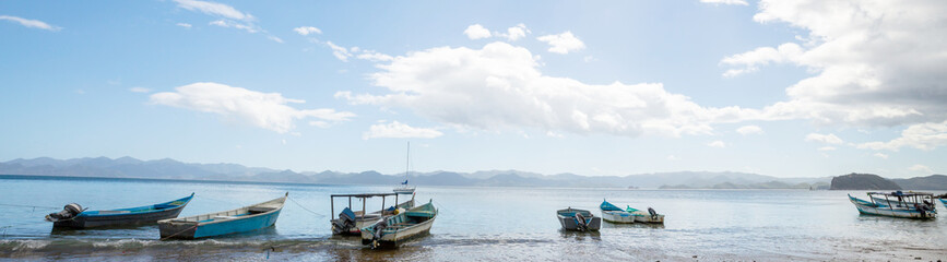 Fototapeta na wymiar Boat in Costa Rica