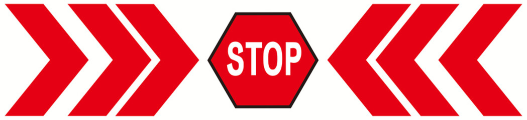 A sign that means : stop .  Traffic sign.

