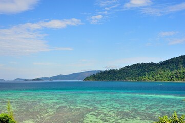 Fototapeta premium beach at Lipe Island , Satun Thailand