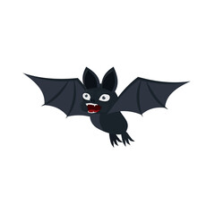 Bat. Animal bat, vector illustration