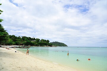 beach at Lipe Island , Satun Thailand