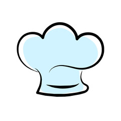 Chef hat logo vector isolated