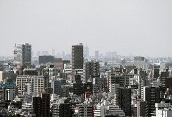 View of residential area in Tokyo