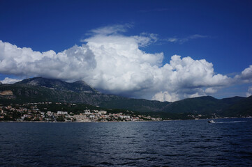 Coastline near the Bay of Kotor, Montenegro