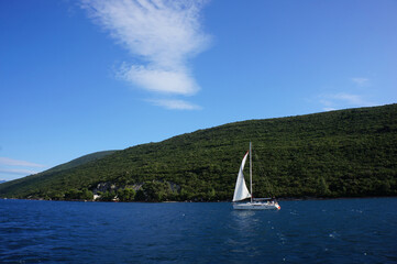 Coastline near the Bay of Kotor, Montenegro