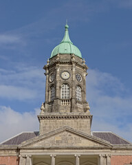 Fototapeta na wymiar Bedford clock tower in Dublin Castle, Ireland Download preview Bedford clock tower in Dublin Castle, Ireland on a sunny day with blue sky 