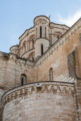 Fototapeta na wymiar Romanesque dome of the Collegiate Church of Santa Maria La Mayor de Toro, Zamora