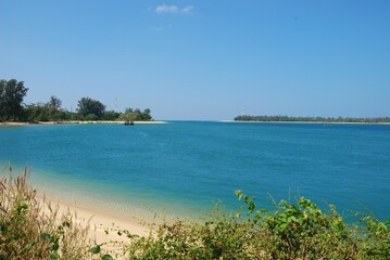 lake and blue sky, phuket thailand