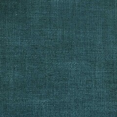 Burlap polyester linen blend upholstery fabric texture for home decor in teal blue