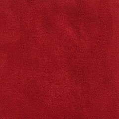 Faux Suede Fabric Texture in Red
