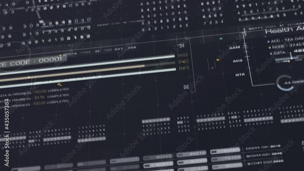 Aufkleber Cyber Crime concept : A programmer hacker trying to breached crypto currency address security by using algorithm source code to exploit weakness in password security