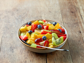 bowl of fresh fruit salad