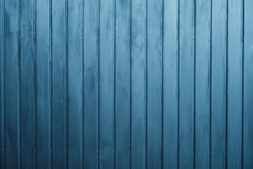 Blue metal shutter door