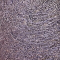 Periwinkle and metallic silver faux feathers organza fabric texture