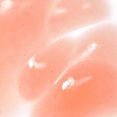Fototapeta premium Pink gel exfoliant texture, cosmetic product texture for background