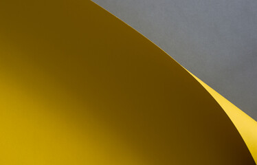 Yellow and gray abstract 3d background