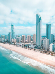 Aerial view of the Gold Coast cityscape