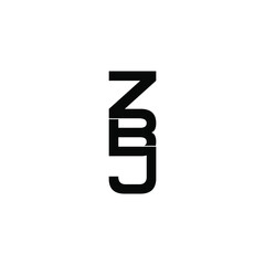 zbj letter original monogram logo design