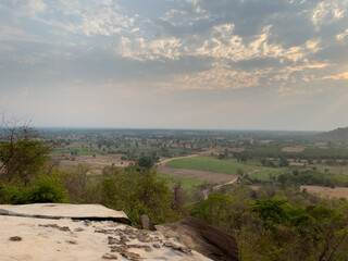 view from the top of the hill.