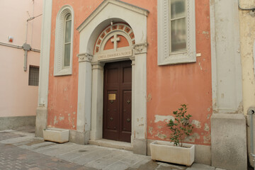 Fototapeta na wymiar La Chiesa evangelica valdese di Como.