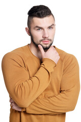 Obraz premium Portrait of handsome young man