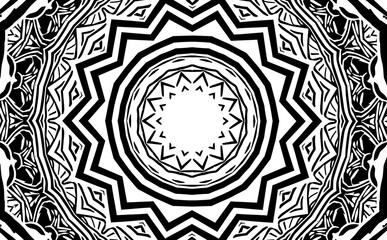 Unique mandala design. Abstract kaleidoscope background