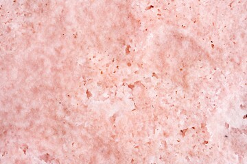 Close up, background of pink salt lake