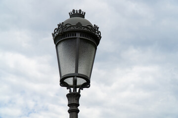 Fototapeta na wymiar street lamp against the sky