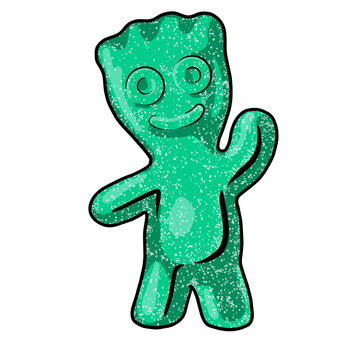 Green Sour Gummy Bear
