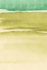 Fototapeta premium Green Watercolor Background, Abstract Digital Paper