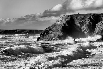 Waves in the Quiberon wild coast