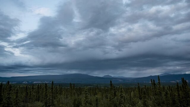 Rolling clouds