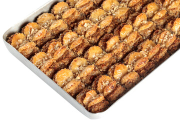 Traditional Turkish Dessert Baklava. Turkish cuisine.