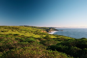 view from the beach