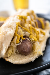 Cooking bratwurst