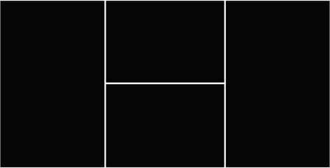 Photo frame templates collage