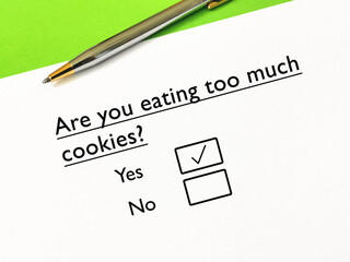 Fototapeta premium Questions about diet