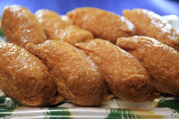 Photograph of Japanese food Inari sushi