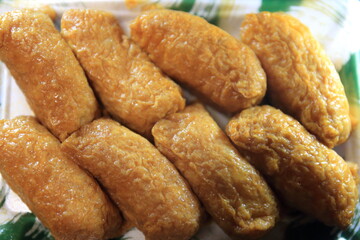 Photograph of Japanese food Inari sushi