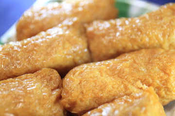 Photograph of Japanese food Inari sushi