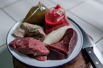 Meat with sauce is a very famous and popular dish in northern Thailand.