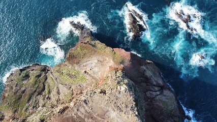 Madeira - Ponta de São Lourenço - Rocks from Above