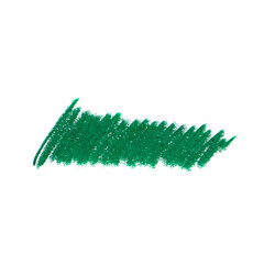 Abstract crayon on white background. green crayon scribble texture.