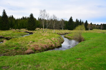 Obraz premium Landschaft in Böhmen CSSR 