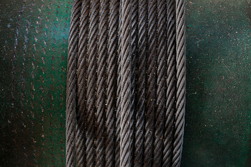 STEEL CABLE PRESSED IN ROLL