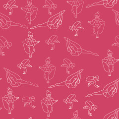 Yogate! Seamless pattern Collection 